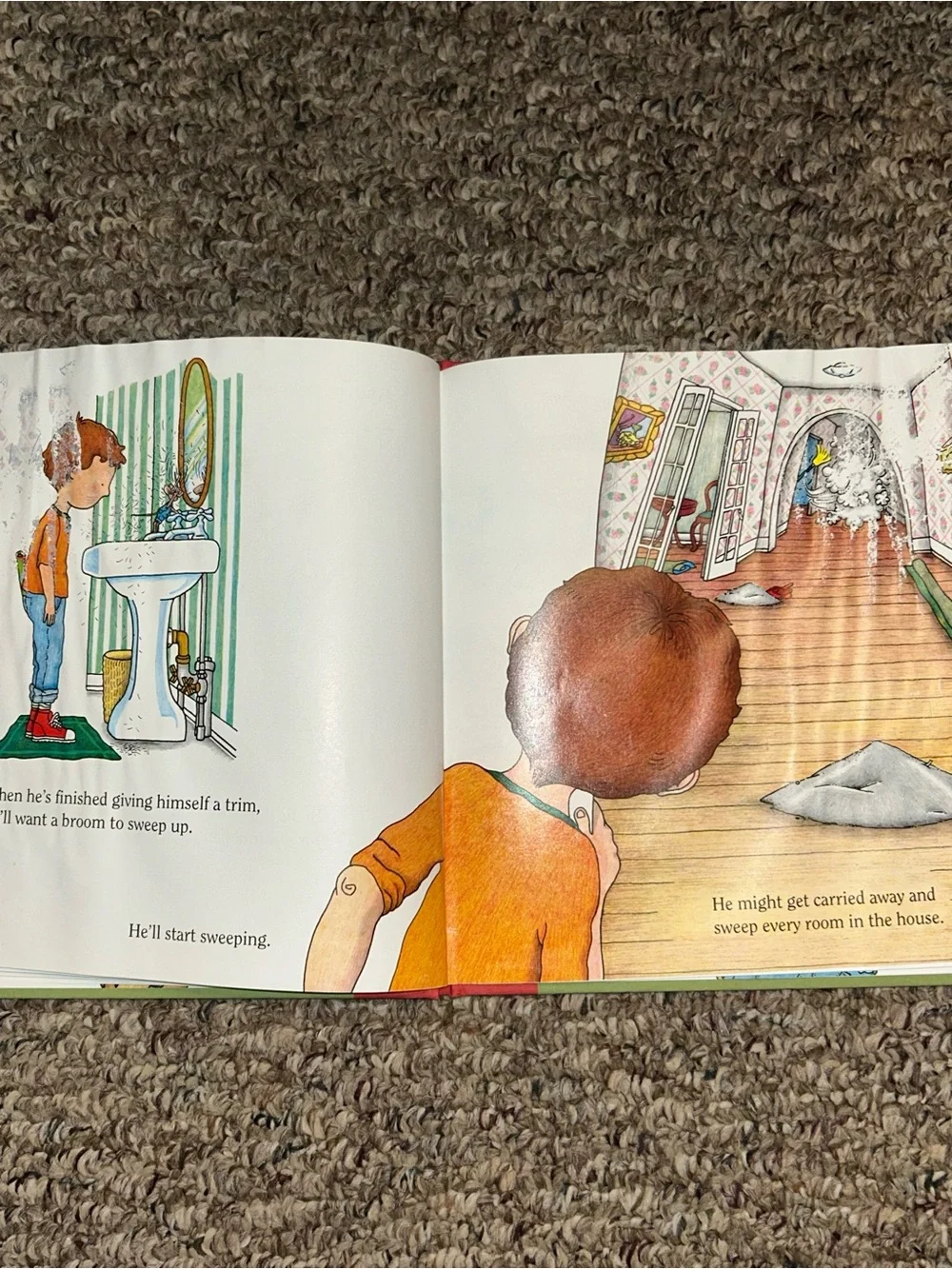 If You Give A Mouse A Cookie by Laura Numeroff, Vtg Hardcover, 2010